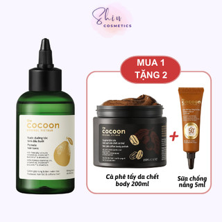  Nước Dưỡng Tóc Tinh Dầu Bưởi Cocoon 140ml Tặng Tẩy Cafe Body 200ml