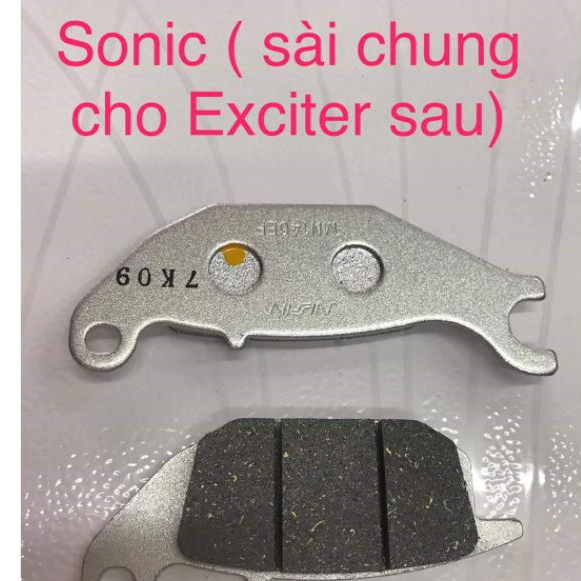Bố thắng đĩa sau exciter sonic