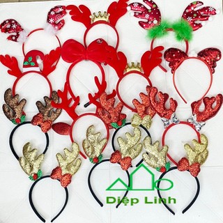 Băng đô cài tóc - Bờm cài tóc Noel Giáng Sinh Merry Christmas - Diệp Linh