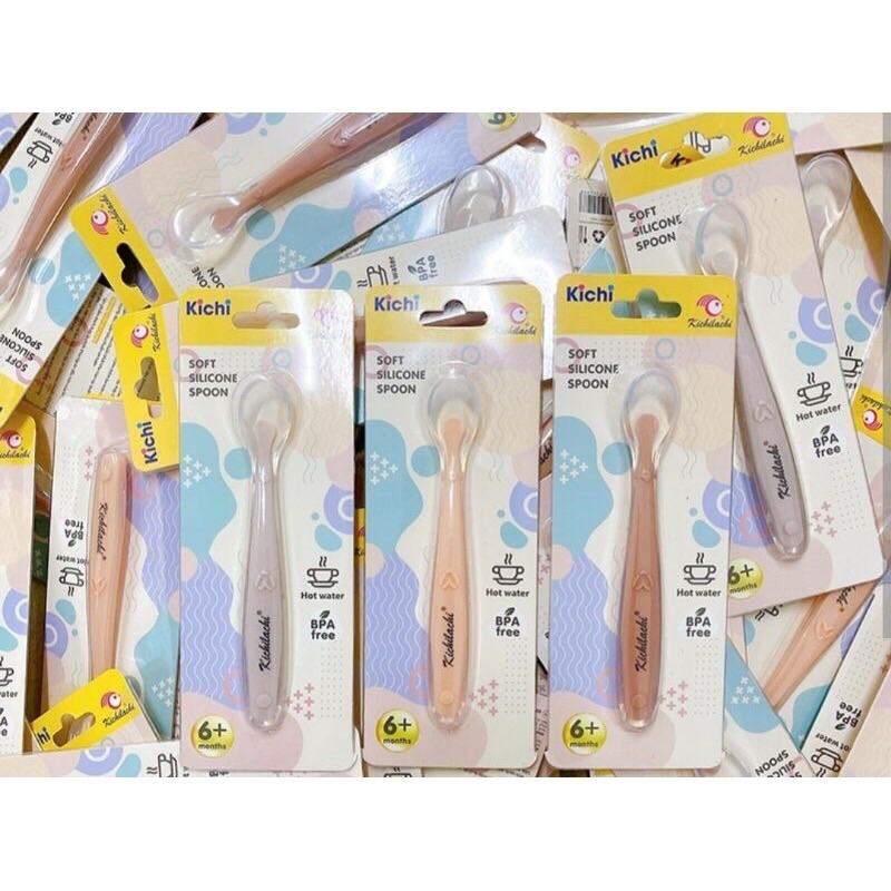 THÌA ĂN DẶM SILICONE KICHI
