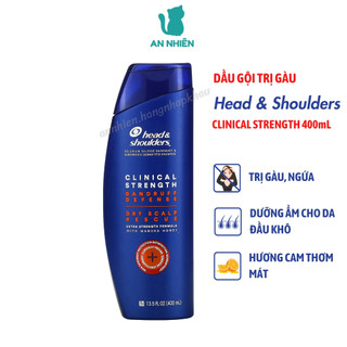 Dầu gội ngăn gàu ngứa Head & Shoulder Clinical Strength 400ml cam