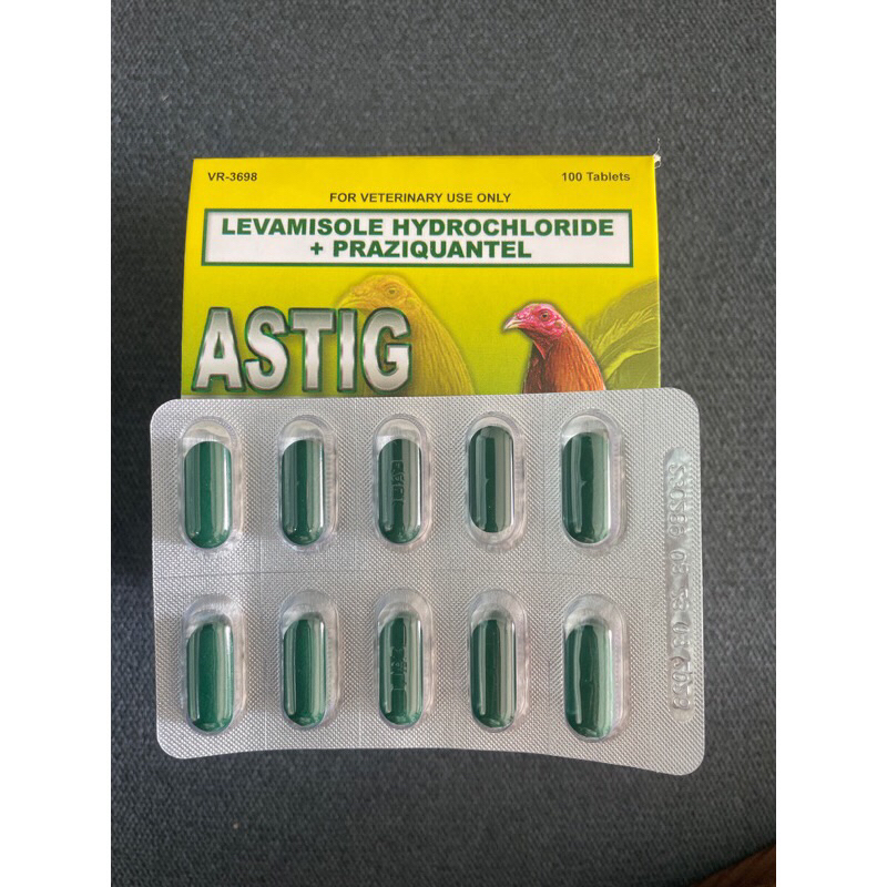 ASTIG xổ lãi, giun, sán trên gà đá