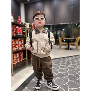Sét bộ nỉ cổ da sành điệu cho bé