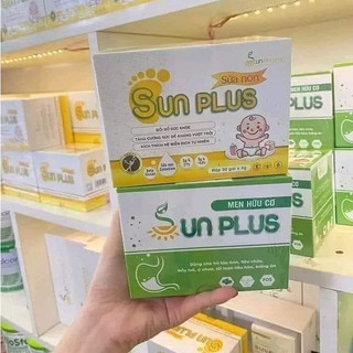 Men vi sinh cho bé Sunplus + sữa non sun plus, men hữu cơ giúp bé tăng cân, hệ tiêu hóa tốt, tăng đề kháng cho bé