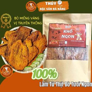 Khô Bò Miếng Truyền Thống Túi 500gr Chuẩn Vị Đặc Sản Đà Nẵng Làm Quà Nhà Thúy Đặc Sản Đà Nẵng