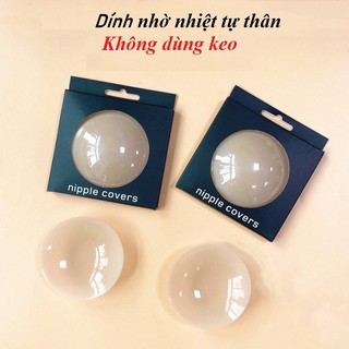 (An toàn) Cặp 2 Miếng Dán Ngực Silicon Tàng Hình #MDK06
