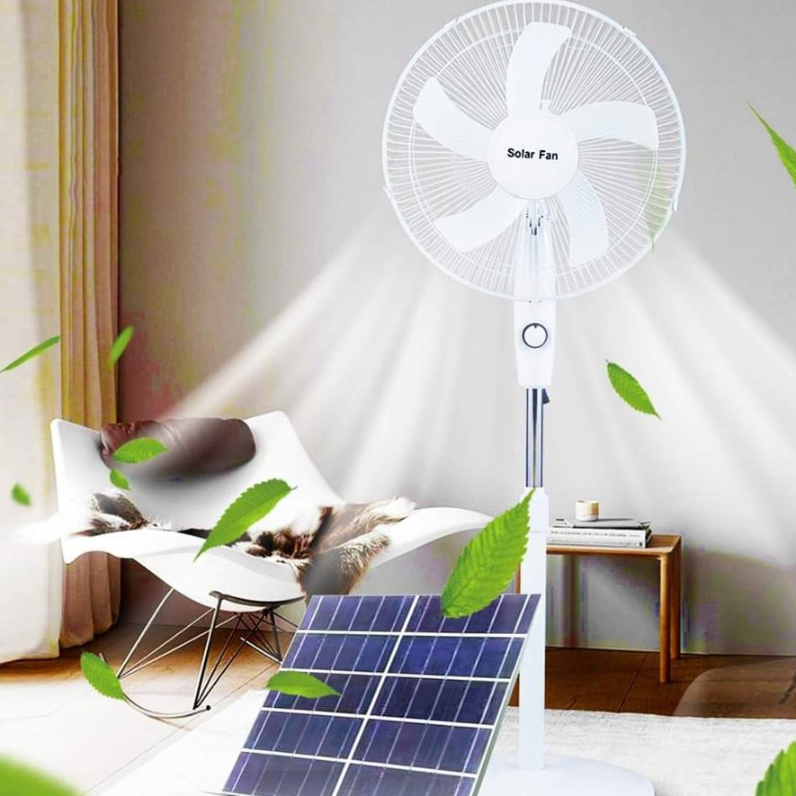 Quạt Năng Lượng Mặt Trời Đa Năng Solar Fan, Sử Dụng Cả Năng Lượng Điện Mặt Trời Và Điện Lưới