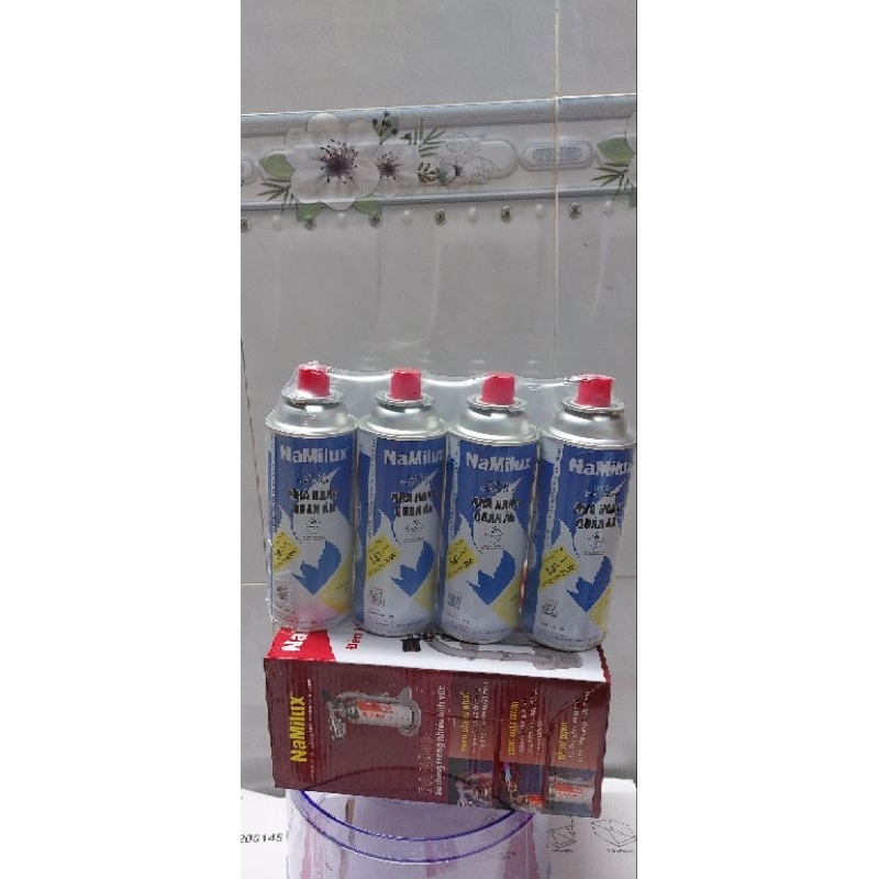 Lon chứa chất khí na - mi - lux chính hãng,combo 4 lon