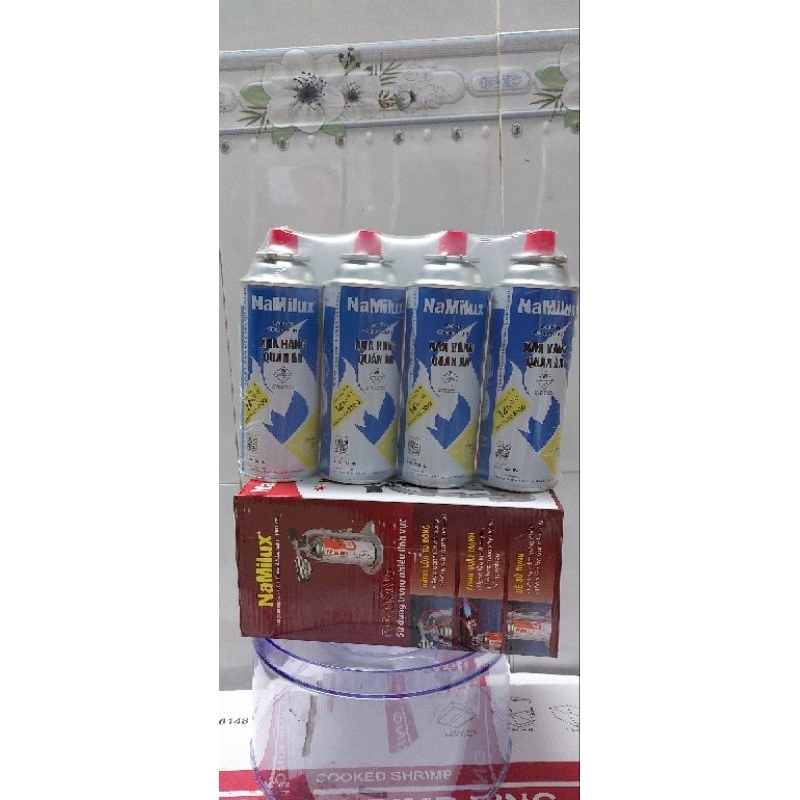 Lon chứa chất khí na - mi - lux chính hãng,combo 4 lon