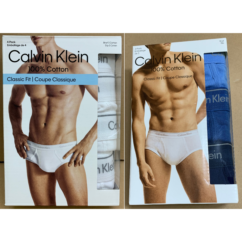 Chính hãng Mỹ - C14 S,M,L,XL - Quần lót nam CK Calvin Klein cotton tam giác Classic Fit Brief