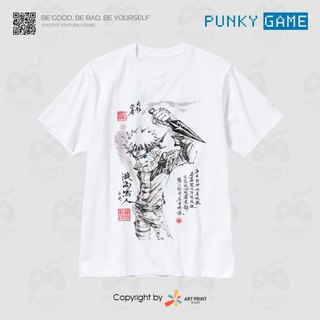 Áo thun Naruto Uzumaki Black Art ngắn tay