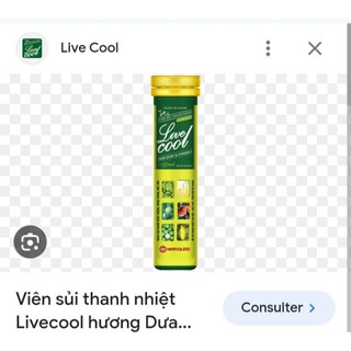 SỦI THANH NHIỆT LIVE COOL(vi dua gang)