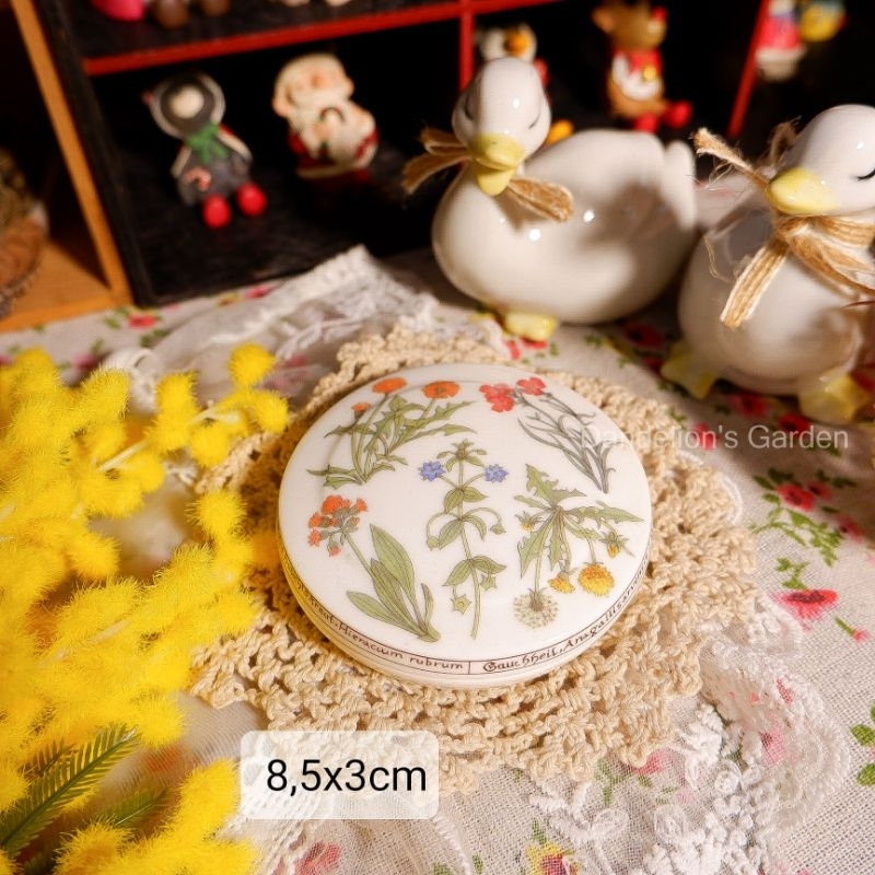 Hũ bằng sứ châu Âu xinh quà lưu niệm dễ thương vintage