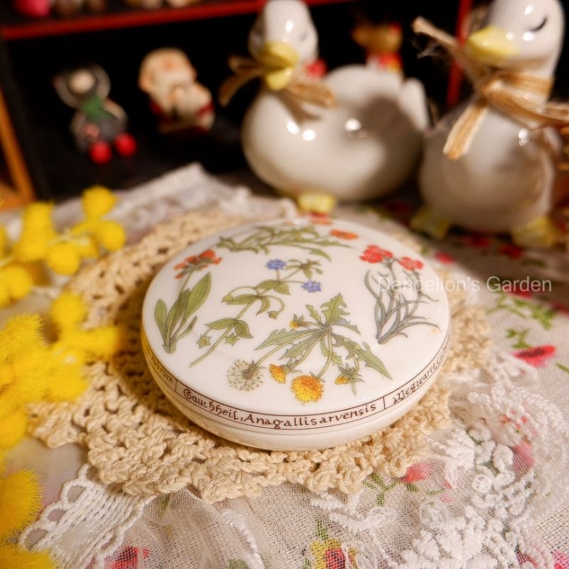 Hũ bằng sứ châu Âu xinh quà lưu niệm dễ thương vintage