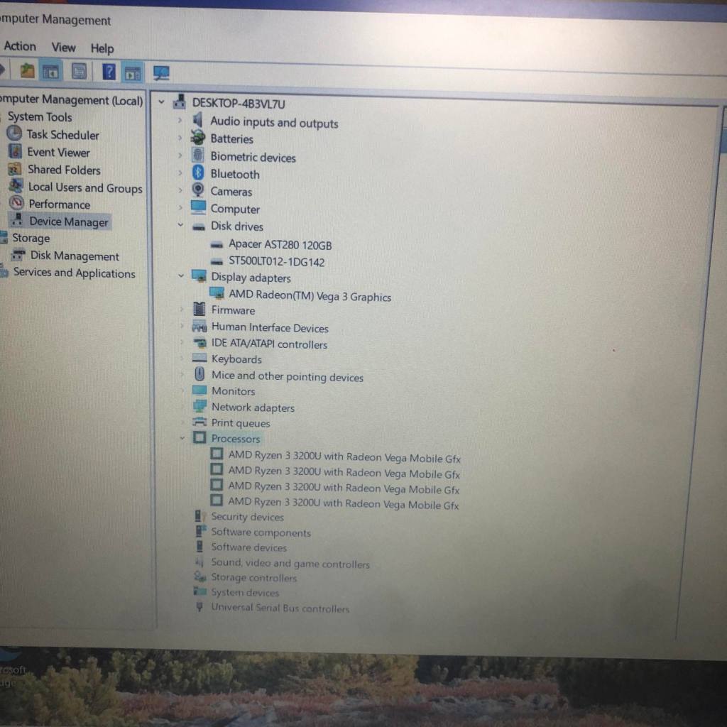 Laptop Asus Vivobook D509DA Ryzen 3-3200U, 8gb ram, 120gb ssd+ 500gb hdd, VGA Radeon Vega 3 Graphics, 15.6 inch Fhd Đẹp
