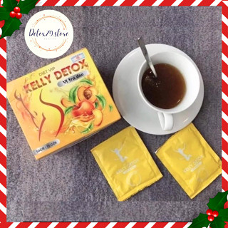 Trà giảm cân KELLY DETOX vị Đào, Xoài, Táo xanh, Nho, Bí đao, Cafe Kelly (chính hãng)