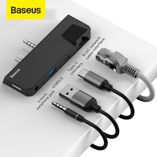 Bộ Hub Chia Cổng Baseus RJ45/HDMI 3 Trong 1 Cho Surface Go/Surface Pro
