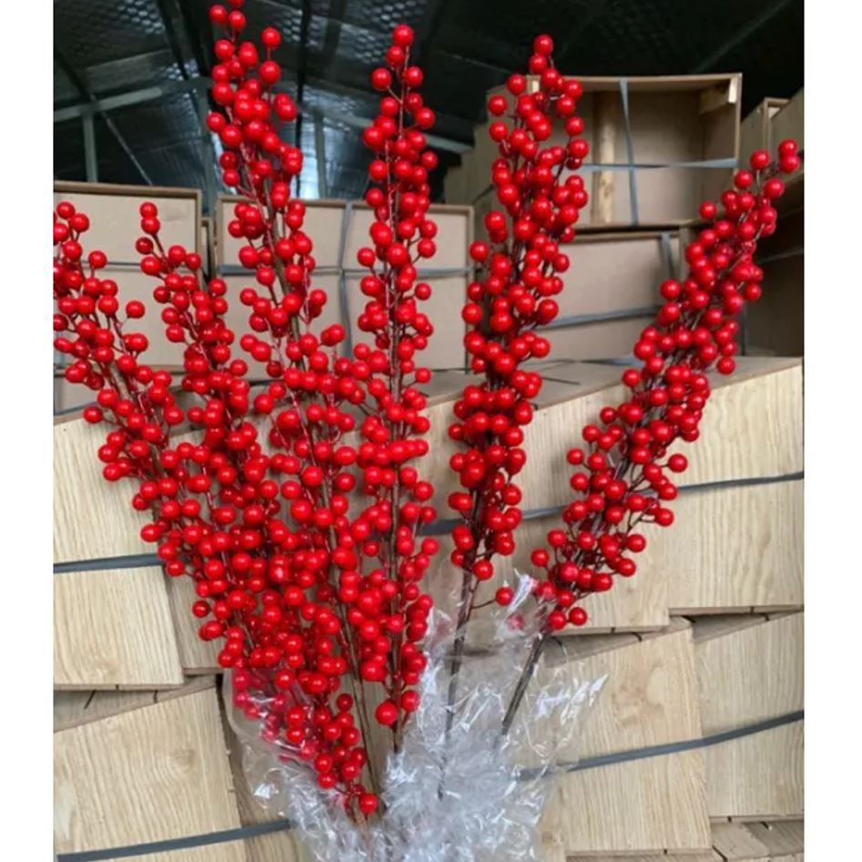 Cành Hoa Đông đào - Hoa giả trang trí may mắn tài lộc