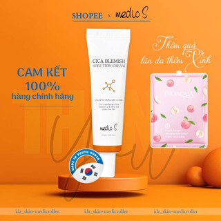 Kem phục hồi khoá ẩm medic S _ CICA Blemish Solution Cream 30ml