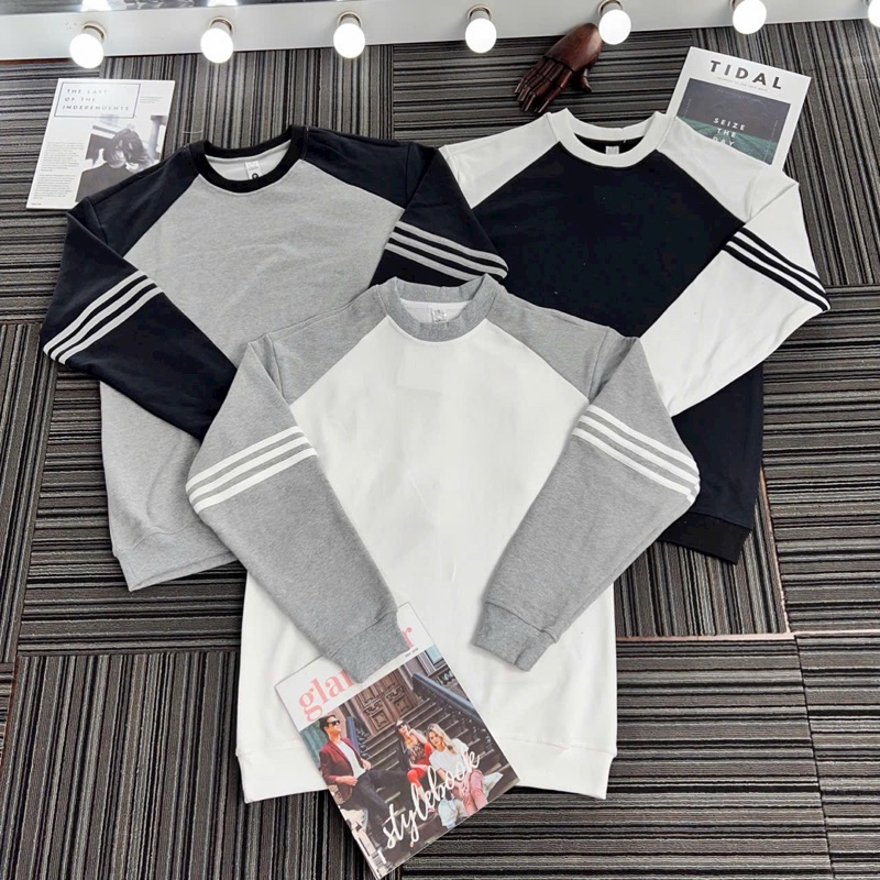 Áo thun Sweater Nam nữ From Over size Chất nỉ chân cua mềm mịn
