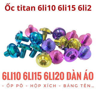 Ốc Titan Gr5 Dàn Áo Wave 50/100/110 Cực Chất (Giá 1 Ốc)