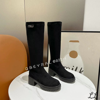 Boot Qbey Da Lộn Đế 5cm Fullbox - CERIHOUSE