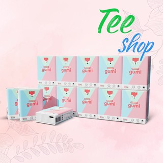 Bịch 10 gói khăn giấy bỏ túi - khăn giấy ví mini chất lượng cao thương hiệu gumi