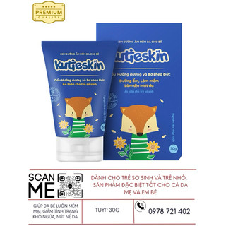 Kutieskin kem bôi da tự nhiên chăm sóc làn da bé, kem chàm sữa
