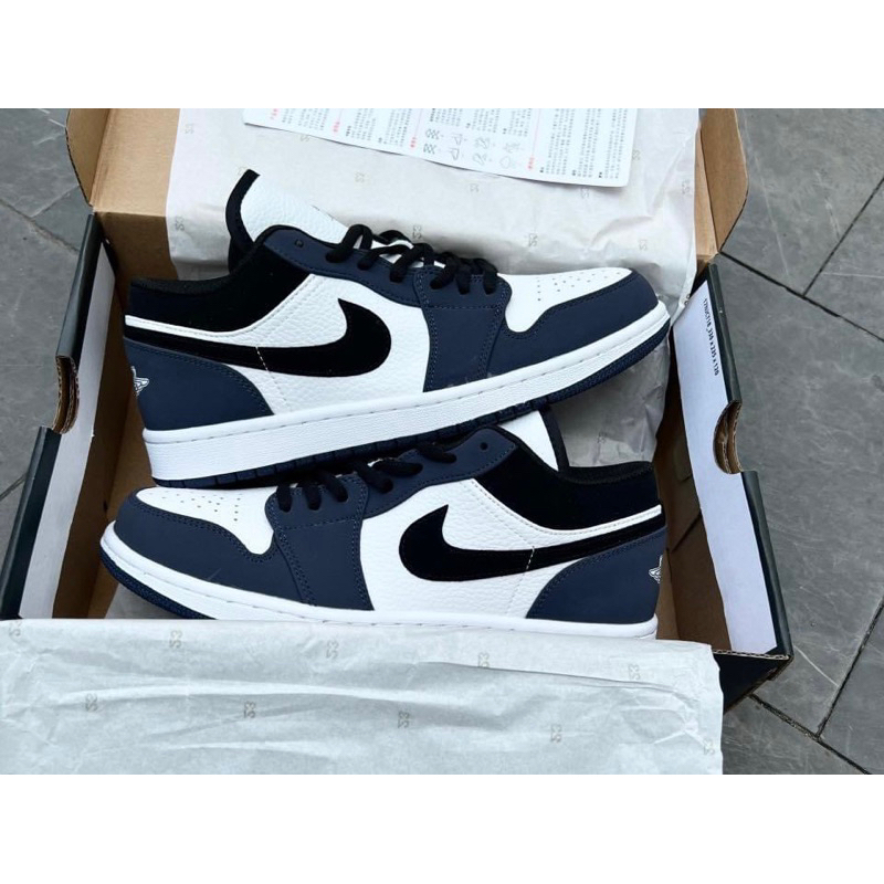 Giày Thể Thao JD1 Low Xanh Navy siêu đẹp