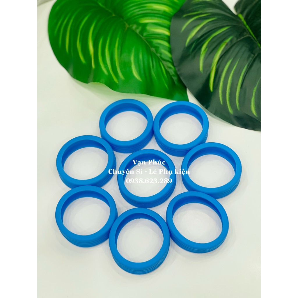 Set 8 Vòng cao su bảo vệ bánh xe Vali GIẢM TIẾNG ỒN dùng cho bánh xe đôi, êm ái