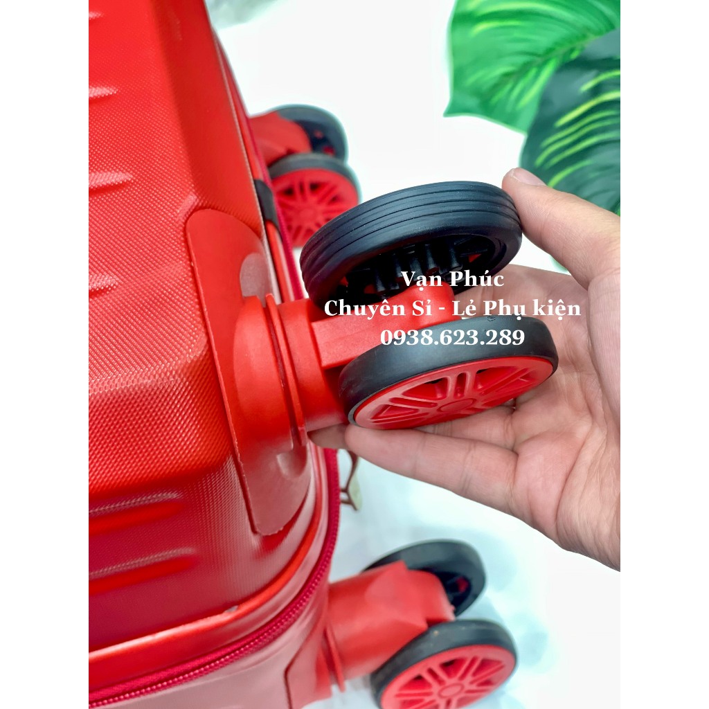 Set 8 Vòng cao su bảo vệ bánh xe Vali GIẢM TIẾNG ỒN dùng cho bánh xe đôi, êm ái
