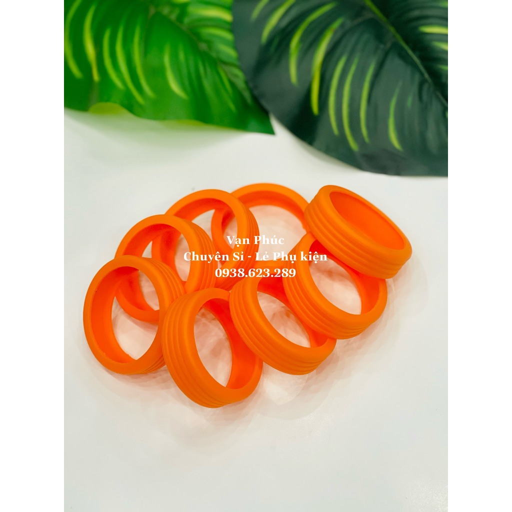 Set 8 Vòng cao su bảo vệ bánh xe Vali GIẢM TIẾNG ỒN dùng cho bánh xe đôi, êm ái