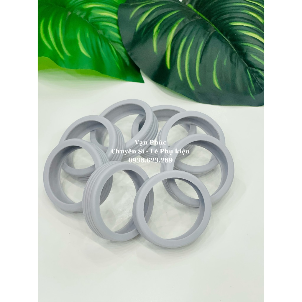 Set 8 Vòng cao su bảo vệ bánh xe Vali GIẢM TIẾNG ỒN dùng cho bánh xe đôi, êm ái