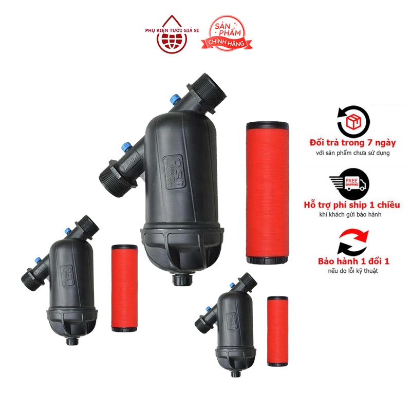 Bộ Lọc Đĩa đường kính D27/D34/D49/D60 - Bộ lọc cặn, rác dùng cho hệ thống tưới tự động-PHỤ KIỆN TƯỚI GIÁ SỈ