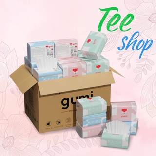 Thùng 16 gói giấy ăn đa năng cao cấp chính hãng GUMI, khăn giấy khô giành cho gia đình