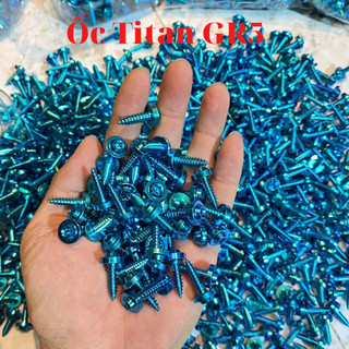 Ốc Titan Gr5 Dàn Áo Wave 50/100/110 Cực Chất (Giá 1 Ốc)