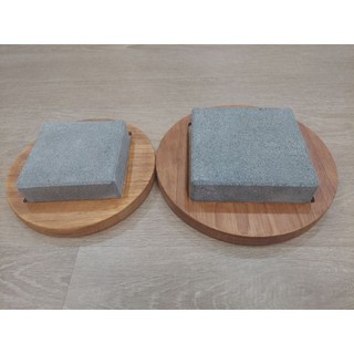 Set đá núi lửa tròn