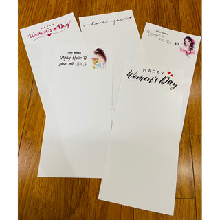 100 TỜ GIẤY LÓT CHỮ 14/2 8/3 SIZE BÉ 14x30CM