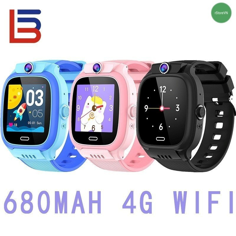 Đồng Hồ Định vị Trẻ Em Y36 Nghe Gọi Video 4G, Định Vị chống nước IP67 sử dụng Tiếng Việt Gọi Video TT66 TECHHIGH