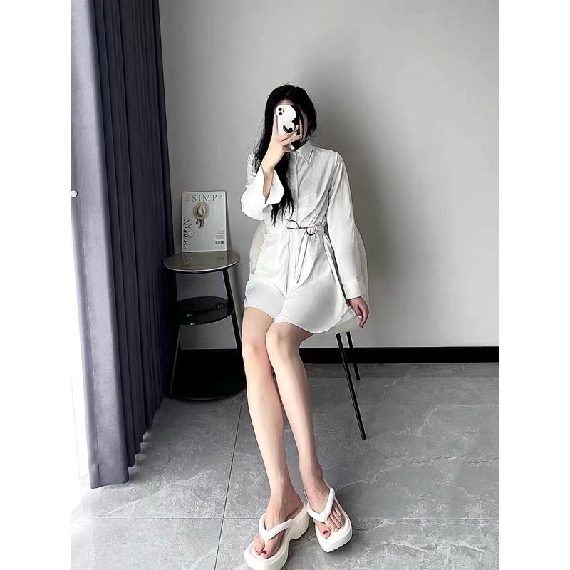 Dép tông xỏ ngón tăng 6cm chiều cao có hình dép đi biển