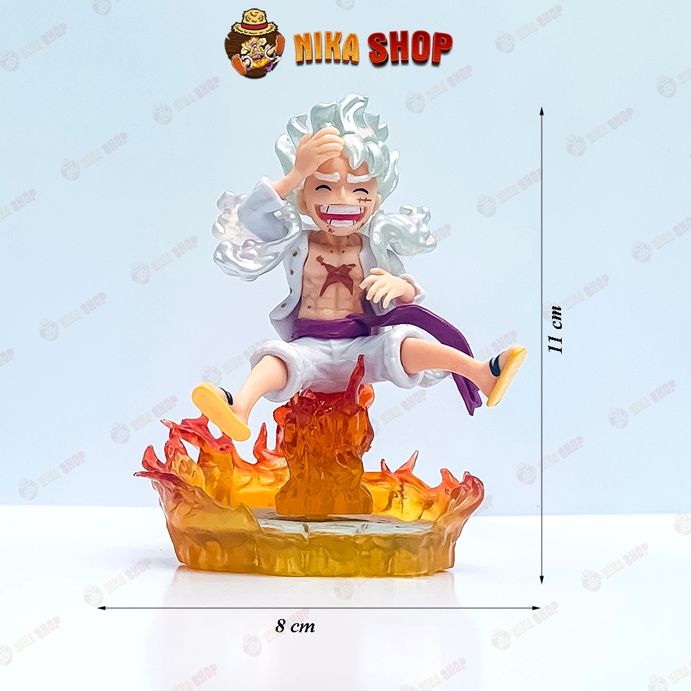 Mô hình Luffy Gear 5 bản Nika cầm Tia sét cao 21cm Fullbox siêu ngầu - Đảo Hải tặc - Figure One Piece