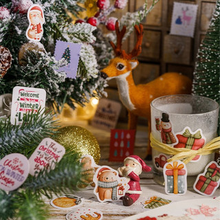 Hộp 45 miếng dán sticker Giáng Sinh☃🎄