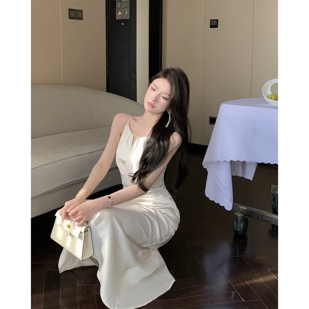 Váy Lụa Dự Tiệc Dáng Đuôi Cá Tôn Dáng- Lady Dress