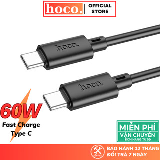 Dây sạc TypeC Hoco sạc nhanh 60W cho Laptop và 3A cho thiết bị di động samsung oppo xiaomi