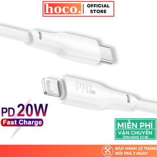Dây sạc nhanh 20W Hoco chất liệu nhựa TPE siêu bền dùng cho dòng lP 8P X 11 12 13 14 promax