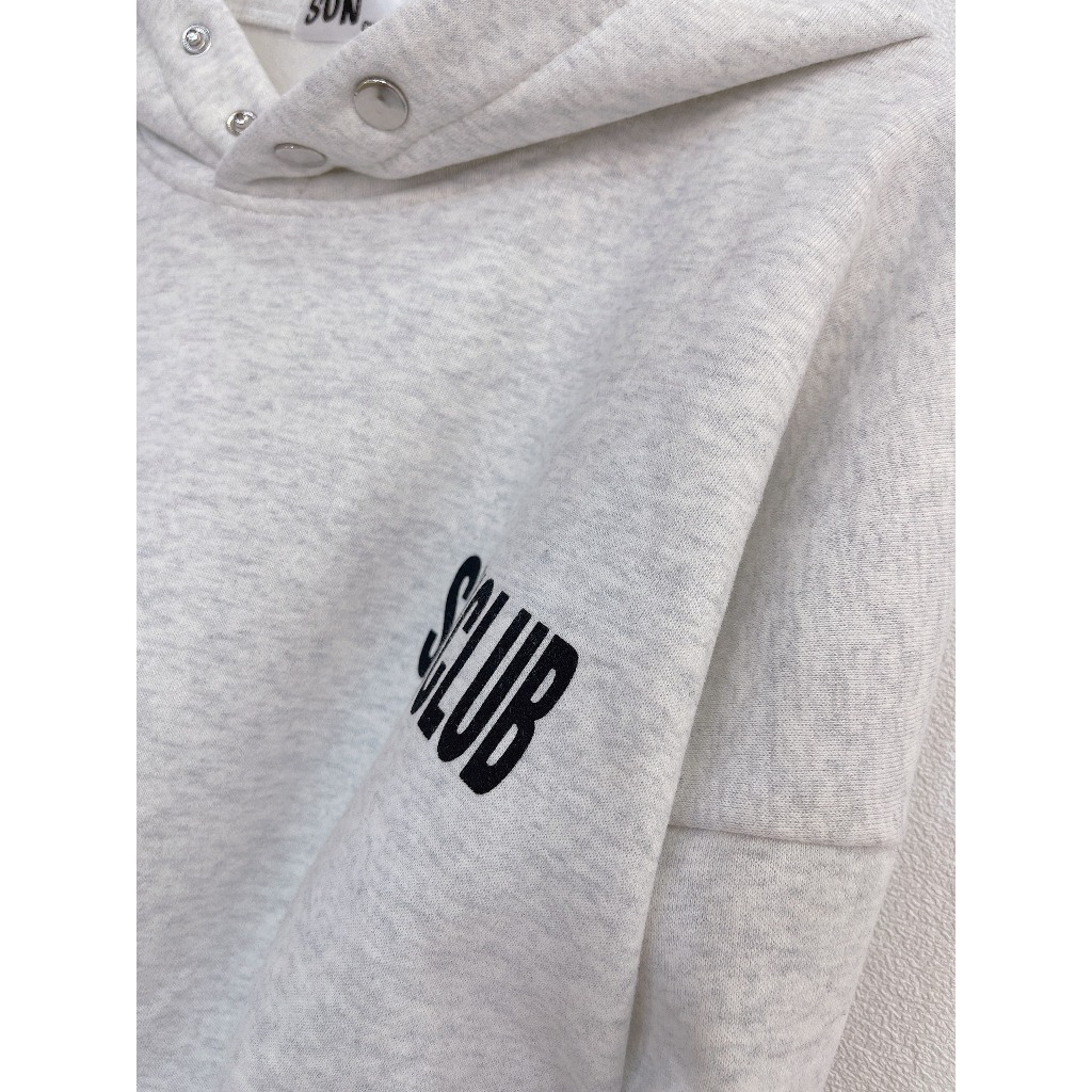 ÁO NỈ HOODIE XÁM SUNCLUB FULL OF