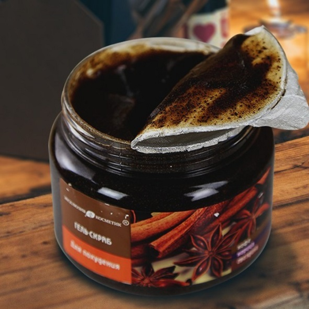 Tẩy Da Chết Quế Hồi Nga Và Café Slimming Gel Coffee & Cinnamon Cloves Eksklyuziv Kosmetik 380g