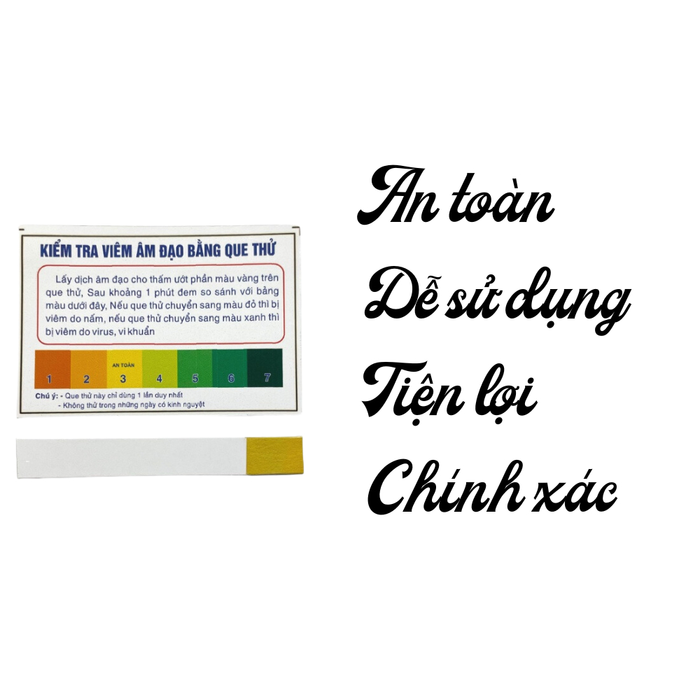 Que Thử Viêm Phụ Khoa Bộ Test Kiểm Tra Viêm Âm Đạo Cho Cô Bé