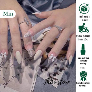 Nail box móng úp thiết kế theo yêu cầu tặng keo và dũa , mẫu nail sang trọng