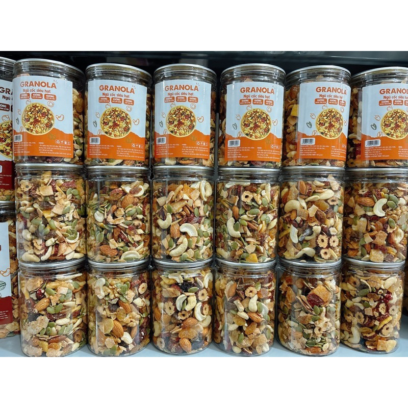 Granola siêu hạt không yến mạch